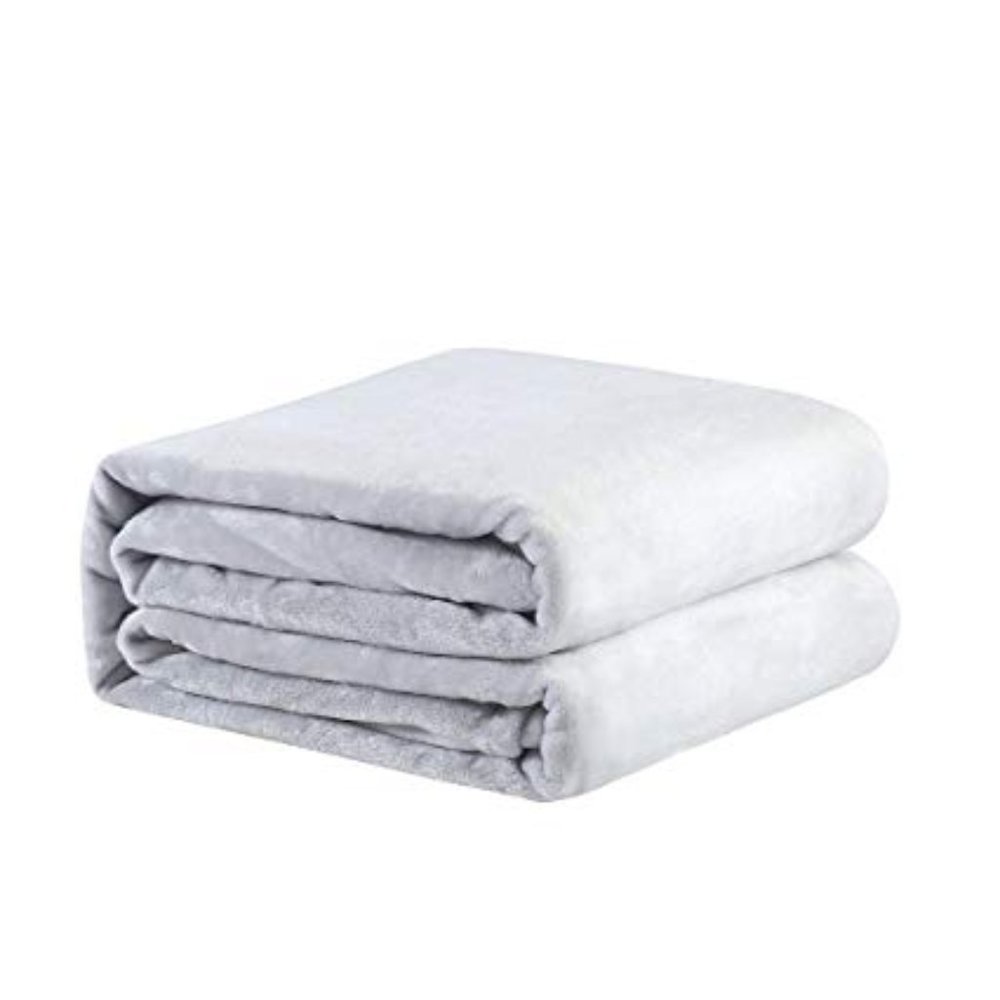 Jysk Super Soft Light Grey Blanket